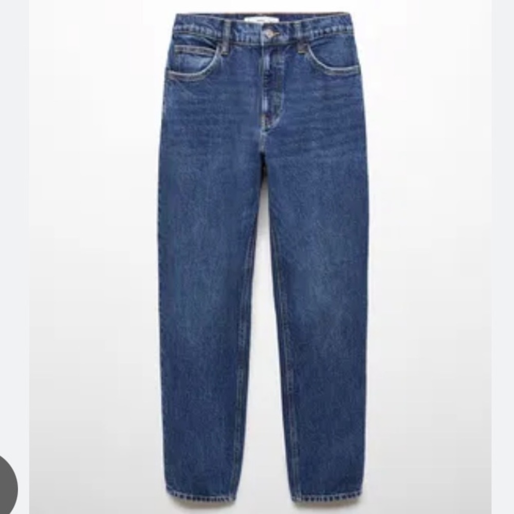 Mango Mom High Rise Jeans Size 8